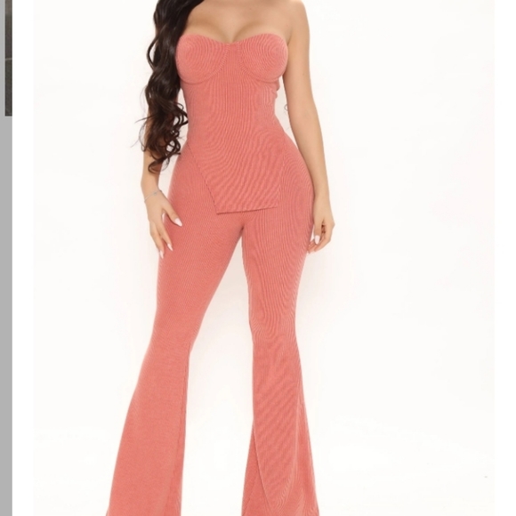 Brand new Two piece bell bottom pants suit with tags - Picture 1 of 3